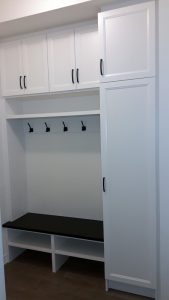 Mudroom with bench