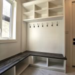 Mudroom with bench