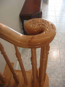 Carved Handrail